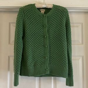 LL Bean Angora Rabbits Hair Wool Cardigan Sweater